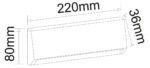 LED ΦΩΤΙΣ.PC ΕΠΙΤΟΙΧΟ ΕΜΜΕΣΟΥ ΚΥΡΤΟ ΟΡΘΟΓΩΝΙΟ 4W CCT IP65 ΓΚΡΙ - 3-97668 - Image 2