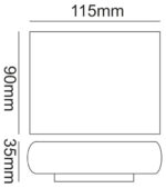 LED ΦΩΤ.ΑΛΟΥΜΙΝ.ΕΠΙΤΟΙΧΟ ΔΙΠΛΗΣ ΚΑΤΕΥΘΥΝΣΗΣ 6W CCT IP54 ΓΡΑΦΙΤΗΣ - 3-8961 - Image 2