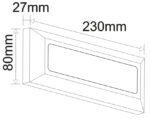 LED ΦΩΤΙΣΤΙΚΟ PC ΕΠΙΤΟIXO ΟΡΘΟΓΩΝΙΟ 4W 3000Κ IP65 ΛΕΥΚΟ - 3-970 - Image 2