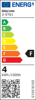 LED ΦΩΤΙΣ.PC ΕΠΙΤΟΙΧΟ ΕΜΜΕΣΟΥ ΚΥΡΤΟ ΟΡΘΟΓΩΝΙΟ 4W 3000Κ IP65 ΓΡΑΦITΗ - 3-9761 - Image 3