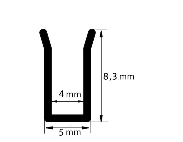 ΠΡΟΦΙΛ ΕΥΚΑΜΠΤΟ INOX 20m ΓΙΑ ΝΕΟΝ ΤΑΙΝΙΕΣ 6W - Image 3