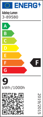 LED ΑΠΛΙΚΑ ΑΛΟΥΜΙΝΙΟΥ ΟΡΘΟΓΩΝΙΑ 9W 3000K ΙΡ54 ΛΕΥΚΗ - 3-89580 - Image 3