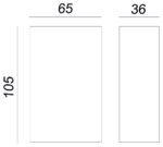 LED ΦΩΤ.ΑΛΟΥΜ.ΕΠΙΤΟΙΧΟ ΟΡΘΟΓ.ΔΙΠΛΗ ΚΑΤΕΥΘΥΝ.2x2W 3000K ΙΡ54 ΛΕΥΚΟ - 3-13990 - Image 3