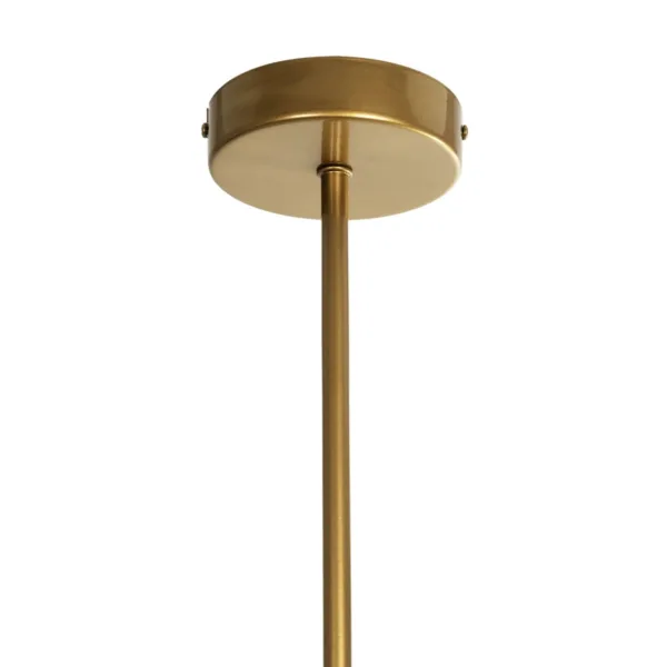 GLOBOSTAR® GLOBUS 201-0119 Μοντέρνο Φωτιστικό Οροφής με Ντουί 2 x E27 AC 220-240V IP20 - Χρυσό & Λευκό - Μ65 x Π15 x Υ623cm - Image 8