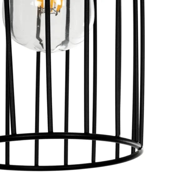 GLOBOSTAR® LAVERA 201-0024 Vintage Κρεμαστό Φωτιστικό Οροφής με Ντουί 1 x E27 AC 220-240V IP20 - Χρυσό & Λευκό - Μ14 x Π14 x Υ44cm - Image 8