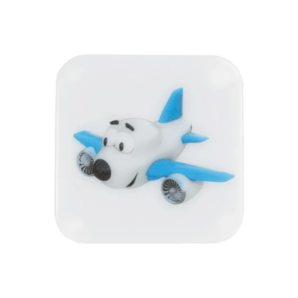 GloboStar® KIDDO 202-0003 Παιδικό Φωτιστικό Νυκτός LED 1W 95lm 360° AC220-240V IP20 Ψυχρό Λευκό 6000K - Μ5.5 x Π5.5 x Υ8cm - 2 Χρόνια Εγγύηση - Image 2