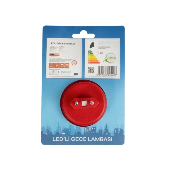 GloboStar® KIDDO 202-0008 Παιδικό Φωτιστικό Νυκτός LED 1W 95lm 360° AC220-240V IP20 Ψυχρό Λευκό 6000K - Μ5.5 x Π5.5 x Υ8cm - 2 Χρόνια Εγγύηση - Image 7