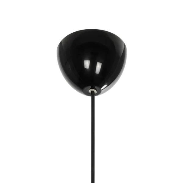 GloboStar® DOMINIC 202-0030 Μοντέρνο Κρεμαστό Φωτιστικό Καπέλο Μονόφωτο 1 x E27 IP20 Μαύρο Πλαστικό - Μ30 x Π30 x Υ70cm - Image 9