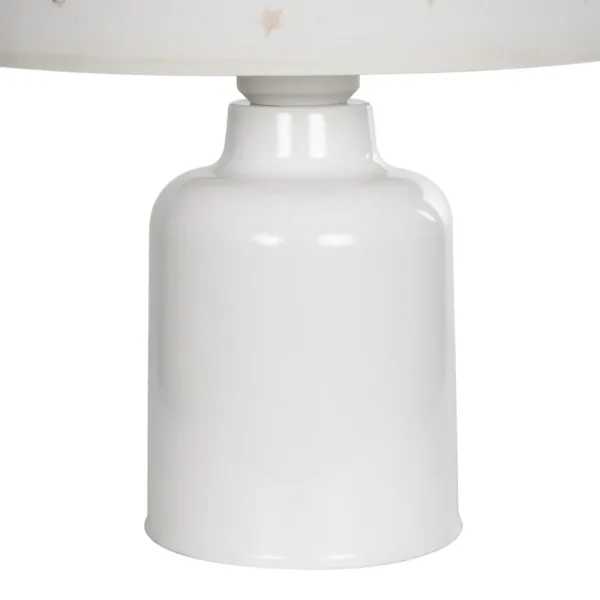 GloboStar® MOON 204-0023 Παιδικό Eπιτραπέζιο Φωτιστικό Φιγούρα Μονόφωτο 1 x E27 IP20 Λευκό Ύφασμα - Μ24 x Π24 x Υ32cm - Image 6