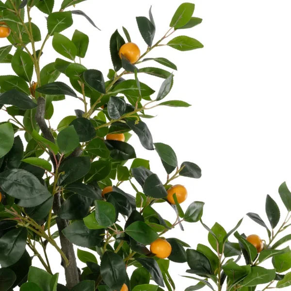 GloboStar® Artificial Garden ORANGE TREE 21110 Τεχνητό Διακοσμητικό Δέντρο Πορτοκαλιά Μ110 x Π80 x Υ200cm - Image 2