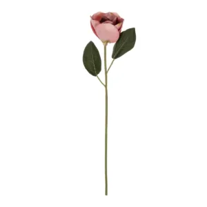GloboStar® Artificial Garden PINK MAGNOLIA 21426 Τεχνητό Διακοσμητικό Κλαδί Ροζ Μανόλια Μ16 x Π10 x Υ82cm