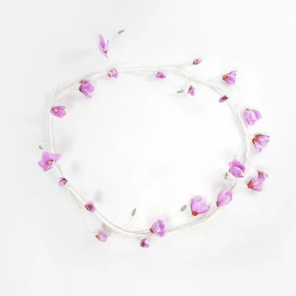 GloboStar® Artificial Garden MAGNOLIA FLOWER VINE 21471 Τεχνητό Διακοσμητικό Φυτό Λευκή & Ροζ Μανόλια Μ20 x Π20 x Υ300cm - Image 2