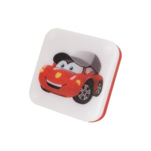 GloboStar® KIDDO 202-0006 Παιδικό Φωτιστικό Νυκτός LED 1W 95lm 360° AC220-240V IP20 Ψυχρό Λευκό 6000K -Μ5.5 x Π5.5 x Υ8cm - 2 Χρόνια Εγγύηση