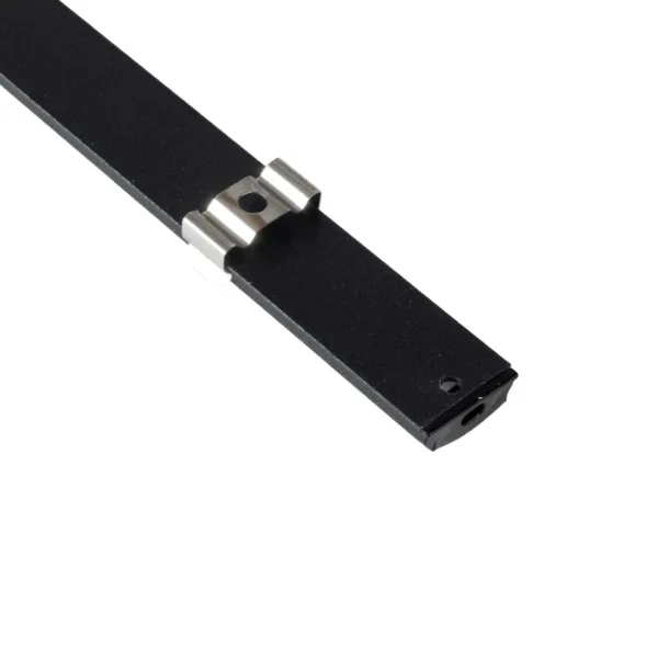 GLOBOSTAR® ALP-LINEAR CURBARIO 70804-1M Επιφανειακό Εύκαμπτο Προφίλ Αλουμινίου με Λευκό Γαλακτερό Πατητό Κάλυμμα για Ταινίες LED IP20 - Μαύρο - Μ100 x Π1.7 x Υ0.5cm - Image 4