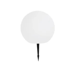 GLOBOSTAR® AQUAGLOW 71474 Μοντέρνο Φωτιστικό Κήπου Μπάλα με IR Ασύρματο Χειριστήριο LED 3W 240lm 360° DC 5V με USB-C με Ενσωματωμένο Φωτοβολταϊκό Panel 6V 1W & Επαναφορτιζόμενη Μπαταρία Li-ion 3.7V 2x18650 1400mAh Αδιάβροχο IP54 Πολύχρωμο RGBW Dimmable - Sanan SMD Chip - Γαλακτερό Λευκό - Μ25 x Π25 x Υ24cm - 2 Χρόνια Εγγύηση