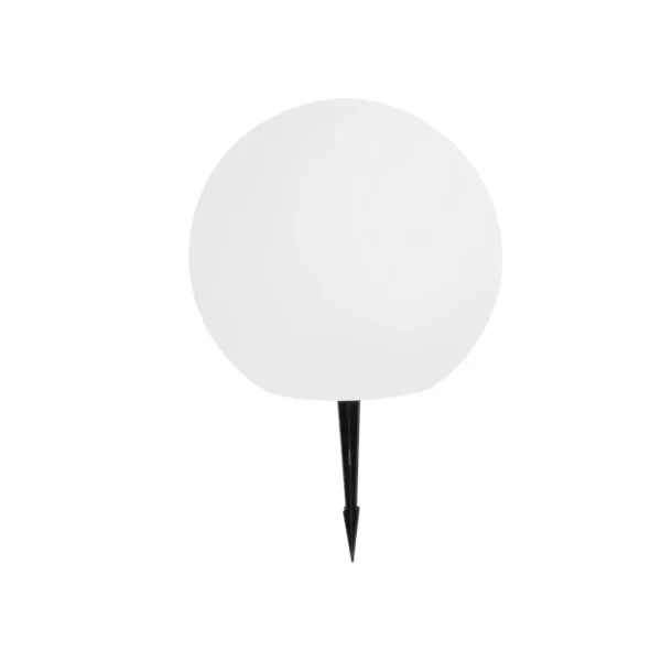 GLOBOSTAR® AQUAGLOW 71474 Μοντέρνο Φωτιστικό Κήπου Μπάλα με IR Ασύρματο Χειριστήριο LED 3W 240lm 360° DC 5V με USB-C με Ενσωματωμένο Φωτοβολταϊκό Panel 6V 1W & Επαναφορτιζόμενη Μπαταρία Li-ion 3.7V 2x18650 1400mAh Αδιάβροχο IP54 Πολύχρωμο RGBW Dimmable - Sanan SMD Chip - Γαλακτερό Λευκό - Μ25 x Π25 x Υ24cm - 2 Χρόνια Εγγύηση