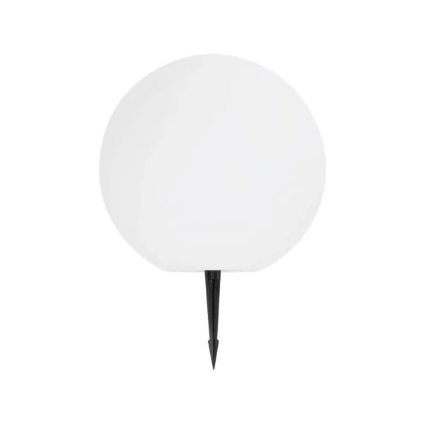 GLOBOSTAR® AQUAGLOW 71475 Μοντέρνο Φωτιστικό Κήπου Μπάλα με IR Ασύρματο Χειριστήριο LED 5W 400lm 360° DC 5V με USB-C με Ενσωματωμένο Φωτοβολταϊκό Panel 6V 1.5W & Επαναφορτιζόμενη Μπαταρία Li-ion 3.7V 3x18650 1800mAh Αδιάβροχο IP54 Πολύχρωμο RGBW Dimmable - Sanan SMD Chip - Γαλακτερό Λευκό - Μ35 x Π35 x Υ34cm - 2 Χρόνια Εγγύηση - Image 2