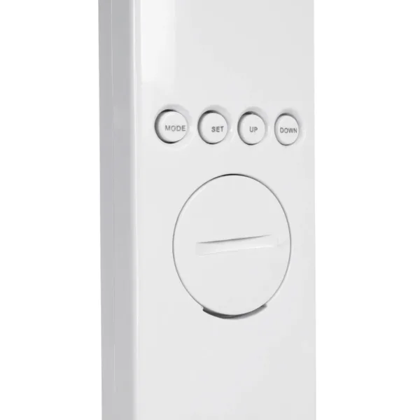 GLOBOSTAR® ZENTIME 76554 Μοντέρνο Επιτραπέζιο Φωτιστικό Γραφείου με Ασύρματη Φόρτιση 15W 3A & Ψηφιακό Ρολόι LED 3.5W 350lm 120° DC 5V με USB-C IP20 Ρυθμιζόμενο Λευκό CCT με Αφή 2700K/4500K/6000K Dimmable - Sanan SMD Chip - Μαύρο - Μ19.5 x Π25 x Υ50cm - 2 Χρόνια Εγγύηση - Image 9