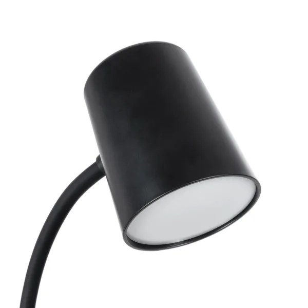 GLOBOSTAR® LUCORA 76556 Μοντέρνο Επιτραπέζιο Φωτιστικό Γραφείου με Ασύρματη Φόρτιση 10W 2A & 4W Bluetooth Ηχείο LED 3W 300lm 120° DC 5V με USB-C IP20 Ρυθμιζόμενο Λευκό CCT με Αφή 2700K/4500K/6000K Dimmable - Sanan SMD Chip - Μαύρο - Μ12 x Π12 x Υ34cm - 2 Χρόνια Εγγύηση - Image 4