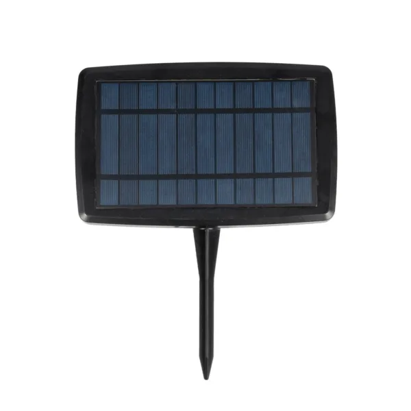 GLOBOSTAR® TWILIGHT 79668 Μοντέρνο Φωτιστικό Κήπου Γιρλάντα 10.5m με 30 Λάμπες & IR Ασύρματο Χειριστήριο LED 18W 1620lm 360° DC 3.7V με Ενσωματωμένο Φωτοβολταϊκό Panel 5.5V 3W & Επαναφορτιζόμενη Μπαταρία Li-ion 3.7V 2x18650 4400mAh Αδιάβροχο IP65 Θερμό Λευκό 2700Κ Dimmable - Sanan SMD Chip - Μαύρο & Διάφανο - Μ1050 x Π4 x Υ7cm - 2 Χρόνια Εγγύηση - Image 4