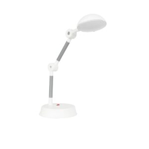GloboStar® 202-0062 Μοντέρνο Επιτραπέζιο Φωτιστικό LED 6W 540lm 120° AC220-240V IP20 Ψυχρό Λευκό 6000K Λευκό Πλαστικό - Μ20 x Π14.5 xΥ33cm  - 2 Χρόνια Εγγύηση