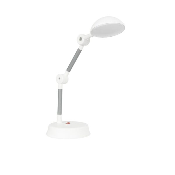 GloboStar® 202-0062 Μοντέρνο Επιτραπέζιο Φωτιστικό LED 6W 540lm 120° AC220-240V IP20 Ψυχρό Λευκό 6000K Λευκό Πλαστικό - Μ20 x Π14.5 xΥ33cm  - 2 Χρόνια Εγγύηση