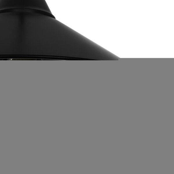 GloboStar® FONTE 203-0080 Μοντέρνο Κρεμαστό Φωτιστικό Καμπάνα Μονόφωτο 1 x E27 IP20 Μαύρο Πλαστικό - Μ25 x Π25 x Υ90cm - Image 7