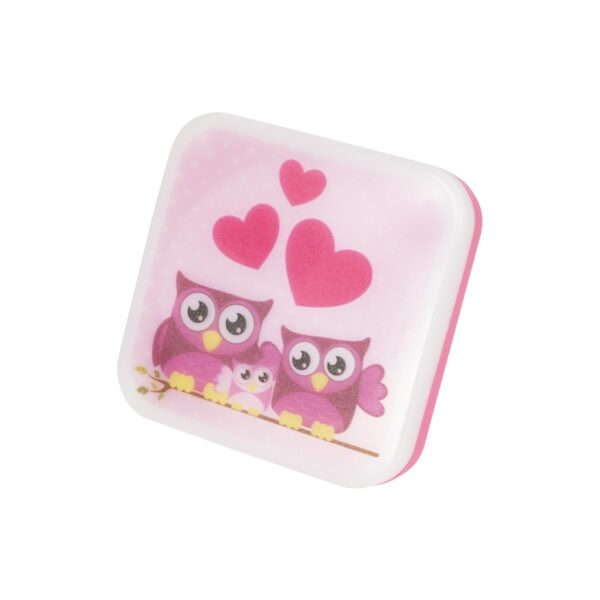 GloboStar® KIDDO 202-0002 Παιδικό Φωτιστικό Νυκτός LED 1W 95lm 360° AC220-240V IP20 Ψυχρό Λευκό 6000K- Μ5.5 x Π5.5 x Υ8cm - 2 Χρόνια Εγγύηση