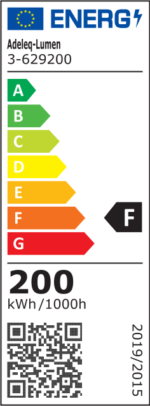 LED ΦΩΤ.ΔΡΟΜΟΥ ΜΕ ΑΝΤΙΚΕΡΑΥΝΙΚΗ ΠΡΟΣΤΑΣΙΑ 200W 5500Κ ΙP65 ΑΝΘΡΑΚΙ - 3-629200 - Image 2