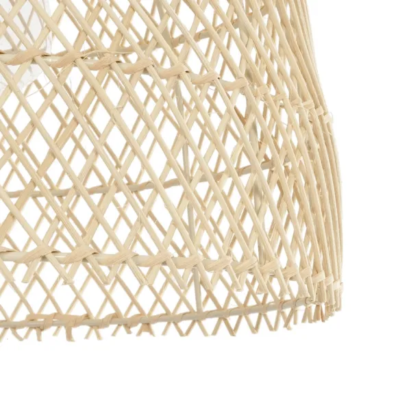 GloboStar® CESTINO 204-0178 Boho Κρεμαστό Φωτιστικό Οροφής Μονόφωτο 1 x E27 AC 220-240V IP20 Μπεζ - Μ30 x Π30 x Υ25cm - Image 7