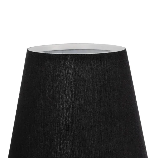 GloboStar® ELEGANTE 204-0185 Μοντέρνο Φωτιστικό Τοίχου Απλίκα Μονόφωτο 1 x E27 AC 220-240V IP20 Μαύρο - Μ14 x Π14 x Υ26cm - Image 4