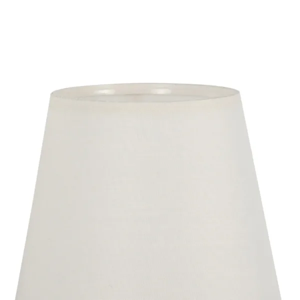 GloboStar® ELEGANTE 204-0186 Μοντέρνο Φωτιστικό Τοίχου Απλίκα Μονόφωτο 1 x E27 AC 220-240V IP20 Μπεζ & Μαύρο - Μ14 x Π14 x Υ26cm - Image 4