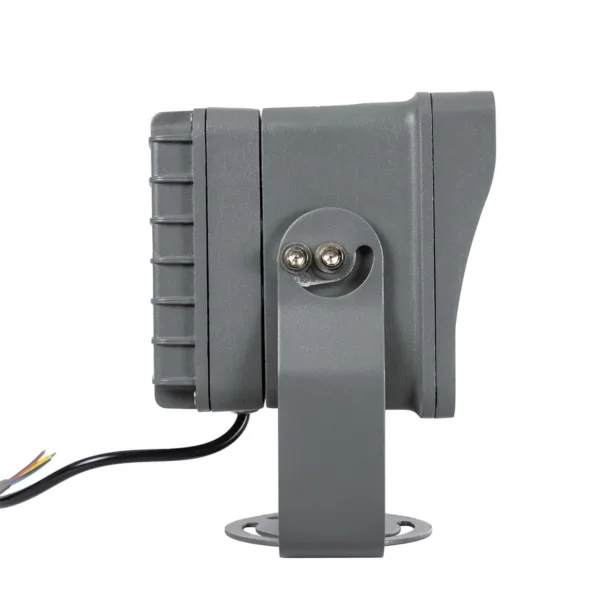 GLOBOSTAR® FLOOD-XENA 90128 Προβολέας Σποτ Wall Washer LED 24W 2640lm 10° AC 220-240V Αδιάβροχο IP65 Θερμό Λευκό 2700K - Γκρι Ανθρακί - Μ18 x Π13.5 x Υ18cm - 3 Χρόνια Εγγύηση - Image 2