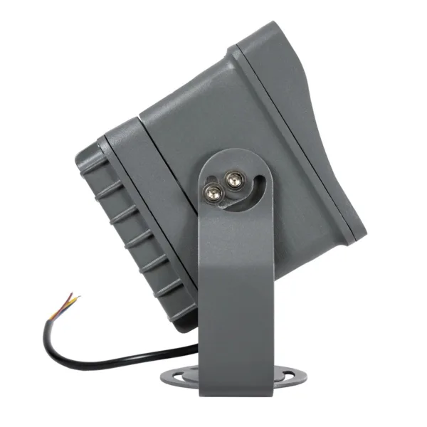 GLOBOSTAR® FLOOD-XENA 90128 Προβολέας Σποτ Wall Washer LED 24W 2640lm 10° AC 220-240V Αδιάβροχο IP65 Θερμό Λευκό 2700K - Γκρι Ανθρακί - Μ18 x Π13.5 x Υ18cm - 3 Χρόνια Εγγύηση - Image 3