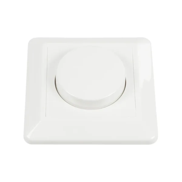 GloboStar® 999-0006 Ροοστάτης Dimmer Τοίχου LED AC100-240V 400W IP20 Μ8.4 x Π8.4 x Υ4.5cm - Image 3