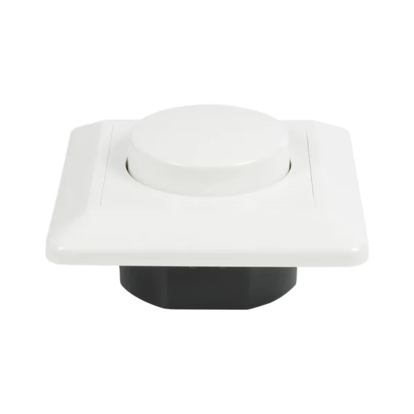 GloboStar® 999-0006 Ροοστάτης Dimmer Τοίχου LED AC100-240V 400W IP20 Μ8.4 x Π8.4 x Υ4.5cm - Image 4