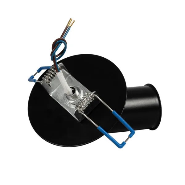 GloboStar® SARA 999-0058 Χωνευτό Φωτιστικό Οροφής Σποτ Μονόφωτο 1 x E27 IP20 Μαύρο Μέταλλο - Μ8,5 x Π8,5 x Υ11cm - Image 6