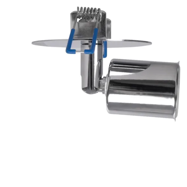 GloboStar® SARA 999-0059 Χωνευτό Φωτιστικό Οροφής Σποτ Μονόφωτο 1 x E27 IP20 Ασημί Μέταλλο - Μ8,5 x Π8,5 x Υ11cm - Image 3