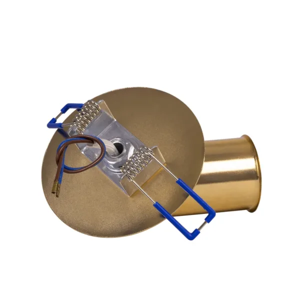 GloboStar® SARA 999-0060 Χωνευτό Φωτιστικό Οροφής Σποτ Μονόφωτο 1 x E27 IP20 Χρυσό Μέταλλο - Μ8,5 x Π8,5 x Υ11cm - Image 6
