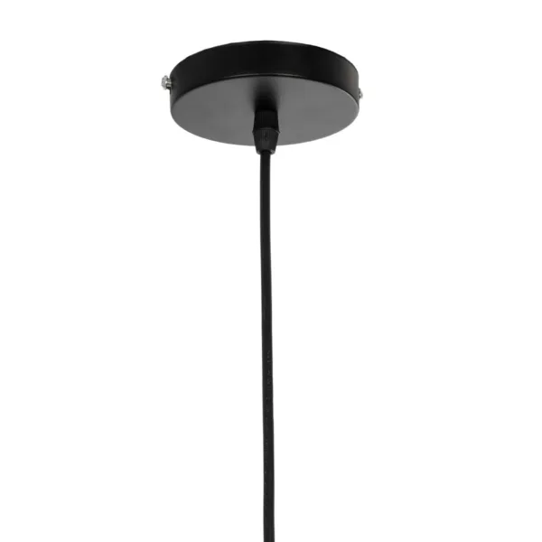GLOBOSTAR® MARGI 999-0229 Vintage Κρεμαστό Φωτιστικό Οροφής με Ντουί 1 x E27 AC 220-240V IP20 - Μαύρο & Χρυσό - Μ26 x Π26 x Υ14cm - Image 9