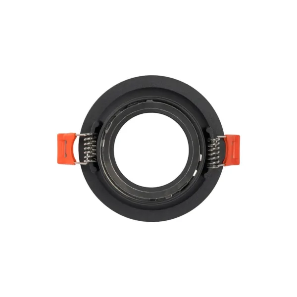 kelvo® DELTA 60629 Χωνευτό Κινούμενο Φωτιστικό Downlight Σποτ με Ντουί 1 x GU10 AC 220-240V IP20 - Μαύρο Ματ - Μ8.5 x Π8.5 x Υ3.5cm / Q7.5cm - Image 3