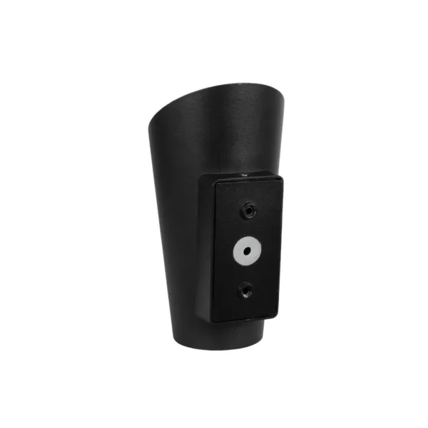 GLOBOSTAR® GANETTI 60671 Μοντέρνο Φωτιστικό Τοίχου - Απλίκα LED 10W 1250lm 60° AC 220-240V Αδιάβροχο IP65 Θερμό Λευκό 2700K - Bridgelux COB Chip & TÜV SÜD Driver - Μαύρο Ματ - Μ9.5 x Π11 x Υ19cm - 5 Χρόνια Εγγύηση - Image 4