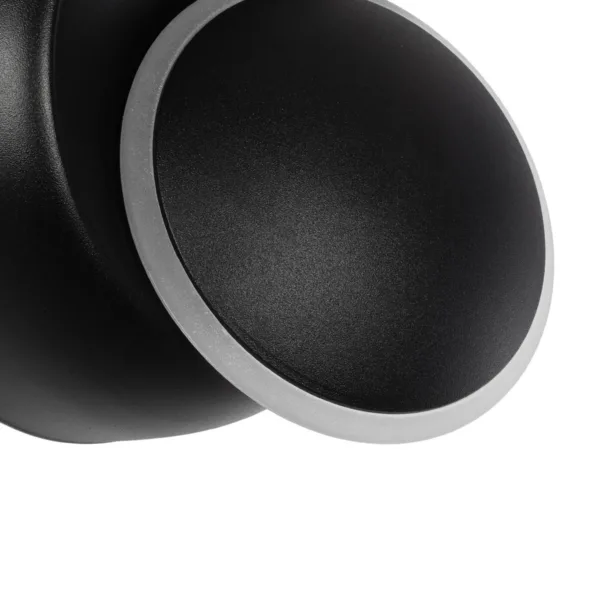GLOBOSTAR® TSUKI 60675 Μοντέρνο Φωτιστικό Τοίχου - Απλίκα LED 5W 625lm 180° AC 220-240V Αδιάβροχο IP65 Θερμό Λευκό 2700K - Bridgelux COB Chip & TÜV SÜD Driver - Μαύρο Ματ - Μ14 x Π8.5 x Υ14cm - 5 Χρόνια Εγγύηση - Image 6