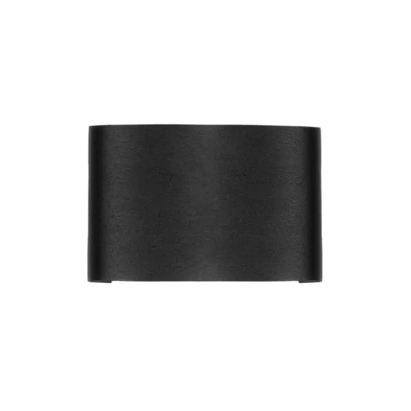 GLOBOSTAR® SIXOAD 60677 Μοντέρνο Φωτιστικό Τοίχου - Απλίκα LED 8W 1000lm 30° AC 220-240V Αδιάβροχο IP65 Θερμό Λευκό 2700K - CREE XPE Chip & TÜV SÜD Driver - Μαύρο Ματ - Μ12 x Π4 x Υ8cm - 5 Χρόνια Εγγύηση - Image 2