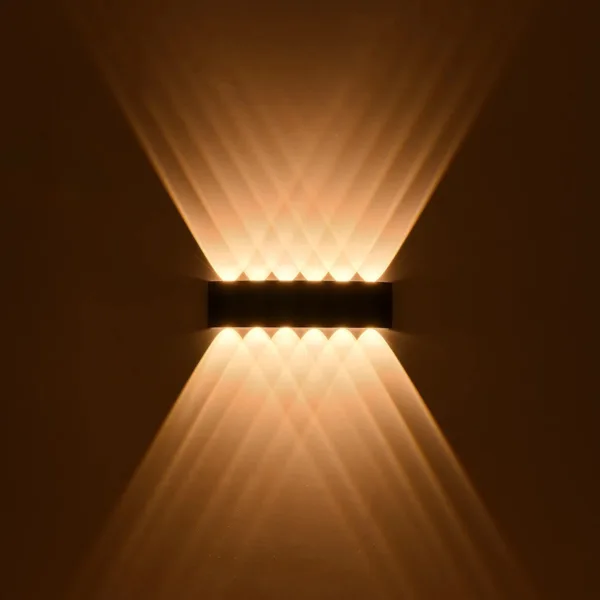 GLOBOSTAR® SIXOAD 60678 Μοντέρνο Φωτιστικό Τοίχου - Απλίκα LED 24W 3000lm 30° AC 220-240V Αδιάβροχο IP65 Θερμό Λευκό 2700K - CREE XPE Chip & TÜV SÜD Driver - Μαύρο Ματ - Μ32 x Π5.5 x Υ8cm - 5 Χρόνια Εγγύηση - Image 6