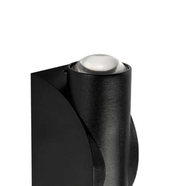 GLOBOSTAR® ARC 60679 Μοντέρνο Φωτιστικό Τοίχου - Απλίκα LED 4W 500lm 30° AC 220-240V Αδιάβροχο IP65 Θερμό Λευκό 2700K - CREE XPE Chip & TÜV SÜD Driver - Μαύρο Ματ - Μ3.5 x Π4.8 x Υ11.5cm - 5 Χρόνια Εγγύηση - Image 6