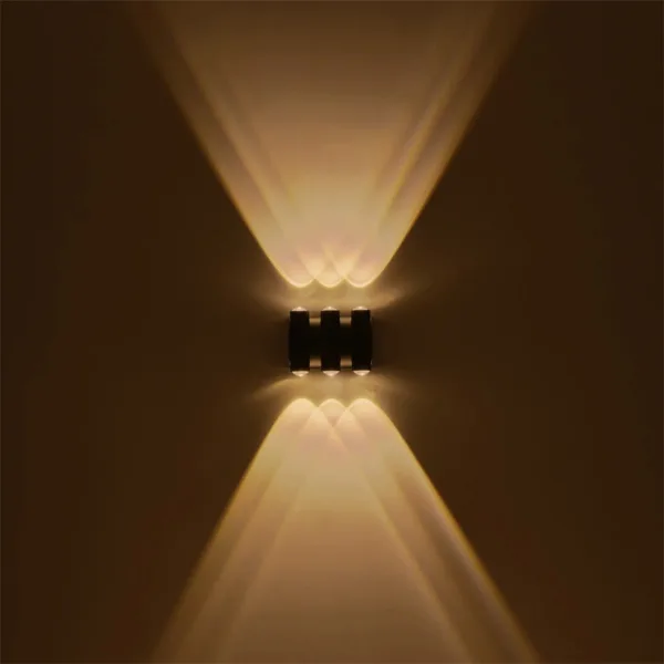 GLOBOSTAR® ARC 60680 Μοντέρνο Φωτιστικό Τοίχου - Απλίκα LED 12W 1500lm 30° AC 220-240V Αδιάβροχο IP65 Θερμό Λευκό 2700K - CREE XPE Chip & TÜV SÜD Driver - Μαύρο Ματ - Μ14 x Π4.8 x Υ11.5cm - 5 Χρόνια Εγγύηση - Image 7