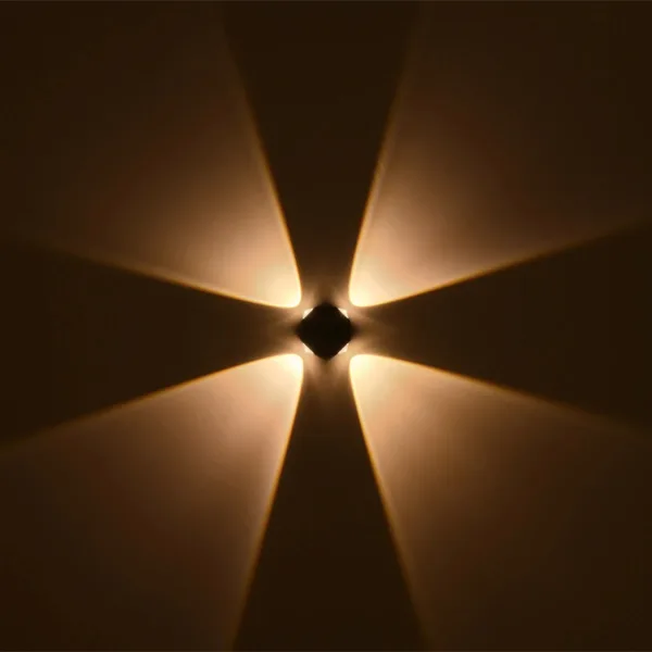 GLOBOSTAR® HIKARI 60687 Μοντέρνο Φωτιστικό Τοίχου - Απλίκα LED 8W 1000lm 30° AC 220-240V Αδιάβροχο IP65 Θερμό Λευκό 2700K - CREE XPE Chip & TÜV SÜD Driver - Μαύρο Ματ - Μ10 x Π4 x Υ10cm - 5 Χρόνια Εγγύηση - Image 7