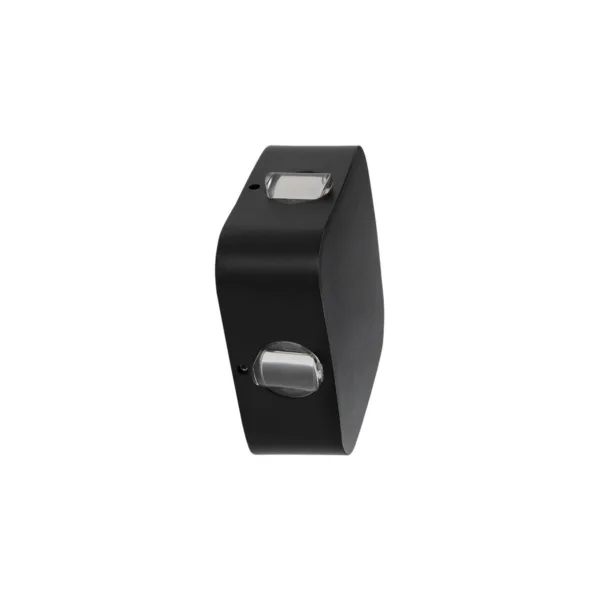 GLOBOSTAR® LUZ 60688 Μοντέρνο Φωτιστικό Τοίχου - Απλίκα LED 8W 1000lm 10° AC 220-240V Αδιάβροχο IP65 Θερμό Λευκό 2700K - CREE XPE Chip & TÜV SÜD Driver - Μαύρο Ματ - Μ13.5 x Π4.5 x Υ13.5cm - 5 Χρόνια Εγγύηση - Image 3