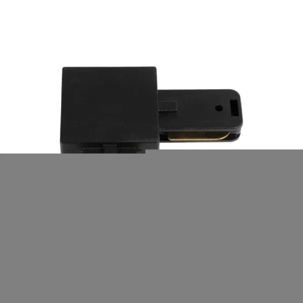 GLOBOSTAR® EUROTRACK-1PH 60905 Μονοφασικός Σύνδεσμος Γ Ράγας 2 Καλωδίων 1L+1N για Σύστημα Ράγας Eurotrack-1PH AC 220-240V IP20 - Μαύρο Ματ - Μ6.5 x Π6.5 x Υ1.6cm - Image 2